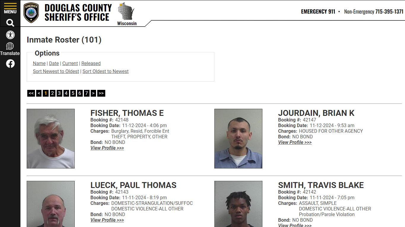 Inmate Roster - Current Inmates Booking Date Descending - Douglas ...